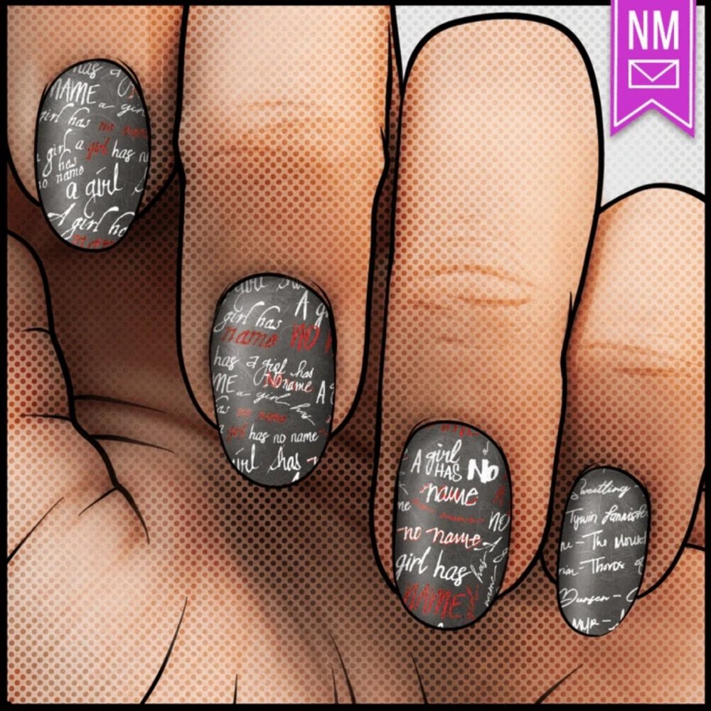 Game of Thrones themed nerdy nail wraps